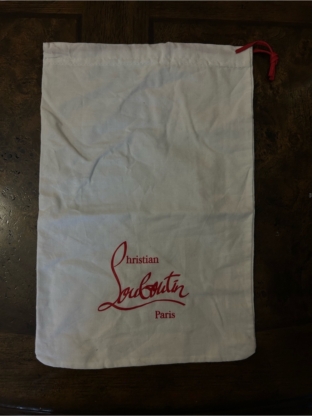 Christian Louboutin dust bag 14” x 9.5”